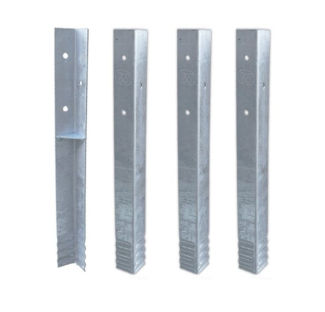 Wickey Bodenanker SolidLock 4 Stk. Winkelanker für Garantie auf Wickey Spielgeräte, für Wickey Türme & Schaukeln, Grundlage für Garantie – Voraussetzung für die 10 Jahre Wickey-Garantie* auf Holzteile, (Wickey - Zubehör, 4-St., Grundlage für 10 Jahre Garantie von Wickey), Original-Anker für Wickey Spielgeräte aus verzinktem Stahl