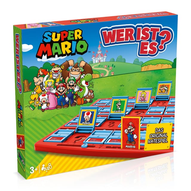 Winning Moves Spiel Wer ist es? Super Mario Gesellschaftsspiel, Familienspiel