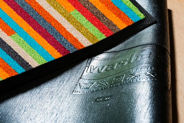 wash+dry by Kleen-Tex Fußmatte wash+dry Schmutzfangmatte Mikado Stripes - 35 x 75 cm, Höhe: 0 mm