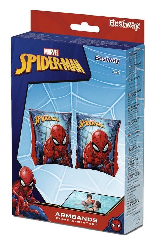 Bestway Schwimmhilfe Bestway 98001 - Spider-Man Schwimmflügel 3-6 Jahre