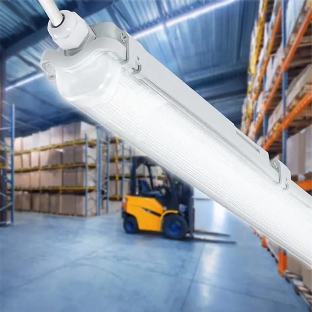 LED's light Basic LED Deckenleuchte 2400112_04 Feuchtraumleuchte, LED, mit LED-Röhre 120 cm 18W neutralweiß IP65