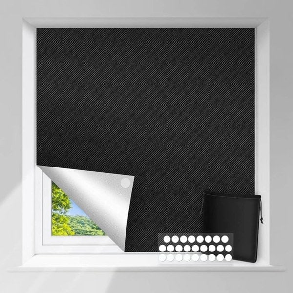 Verdunkelungsvorhang 150 X 240 Cm, Sonnenschutz, Thermofolie Mit Verdunkelungsbeschichtung, 100 % Verdunkelung, 150 X 240 Cm Rog