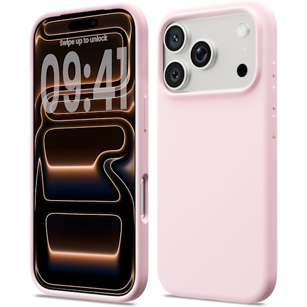 Flüssigsilikonhülle Kompatibel Mit Iphone 17 Pro, Weiche, Stoßfeste Hülle, Rundumschutz, Olivgrün