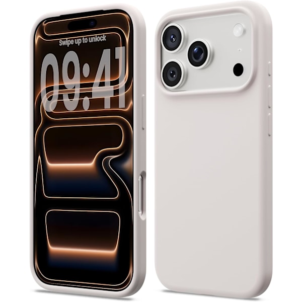 Flüssigsilikonhülle Kompatibel Mit Iphone 17 Pro, Weiche, Stoßfeste Hülle, Rundumschutz, Pink