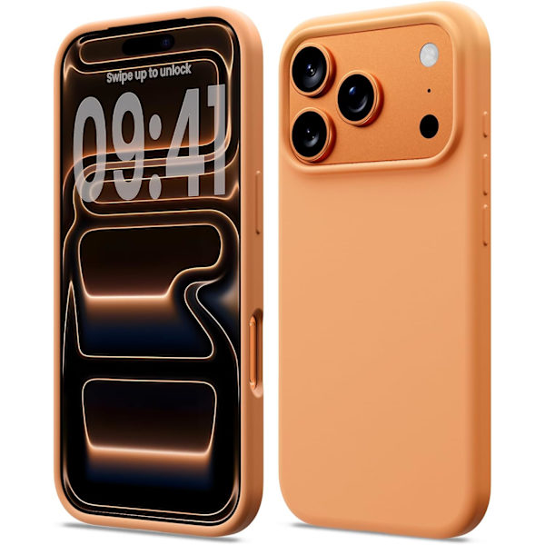 Flüssigsilikonhülle Kompatibel Mit Iphone 17 Pro, Weiche, Stoßfeste Hülle, Rundumschutz, Lila