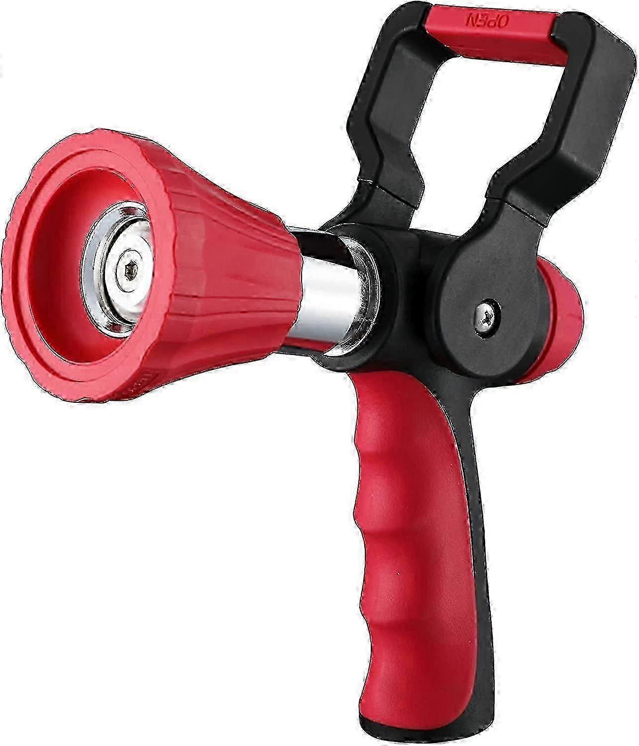 Hochdruck-feuerwehrschlauchdüse, Robuste Metall-gartenschlauchdüse Mit Ergonomischem, Rutschfestem Griff Und Hebel