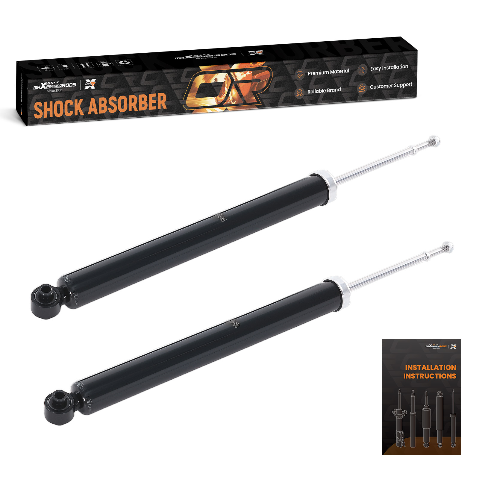 2x Gasdruck Dämpfer Federbein For Chrysler 300c 2004-2012 Hinterachse 4782712ac