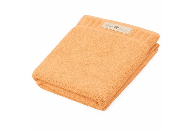 Casa Colori Duschtuch Uni, Frottier (1-St), Hohe Farbbrillanz, Einfache Pflege