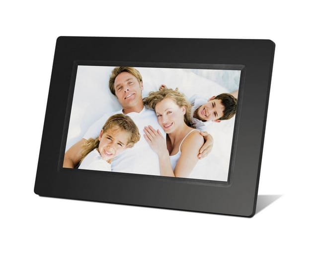 Braun Phototechnik DigiFrame 711 schwarz 17,8cm Digitaler Bilderrahmen