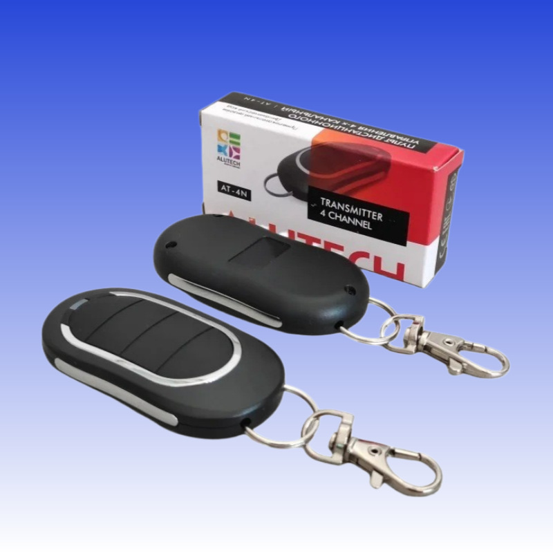 Alutech At-4n 433 Mhz Rolling-code-funkfernbedienung, 4 Kanäle, Cr2032-batterie
