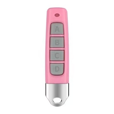 433-mhz-kopierfernbedienung Für Elektrische Garagentore, Rosa Gehäuse, Kleine-finger-taste, Graue Abcd-tasten