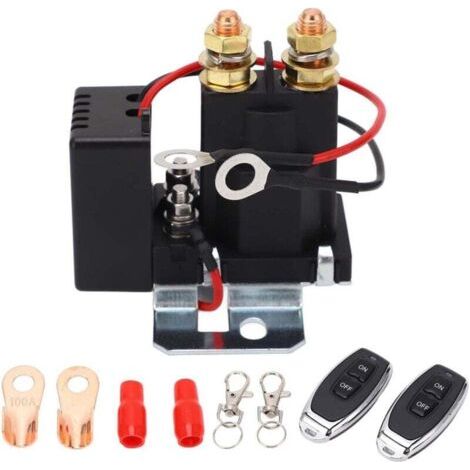 12v 500a Wasserdichtes Schaltrelais – Fernbedienung Inklusive – Material: Abs Und Messing – Hohe Leitfähigkeit