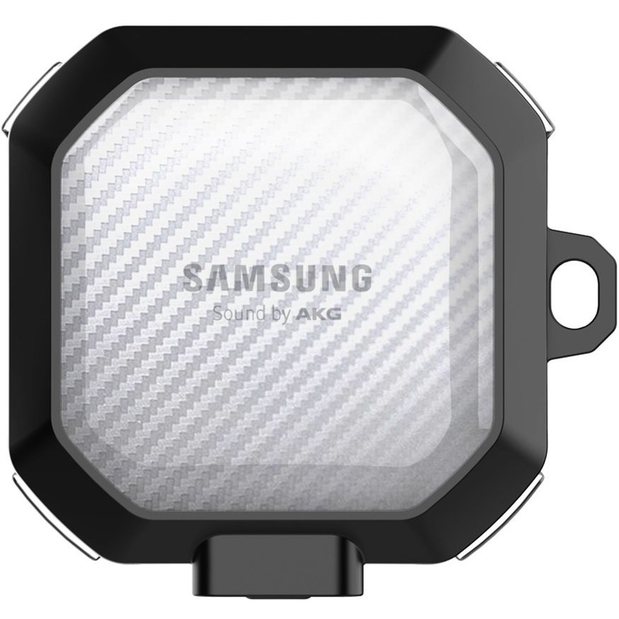 Samsung Galaxy Buds Fe / 2 / 2 Pro / Pro / Live Kopfhörer-hülle, Transparent / Schwarz