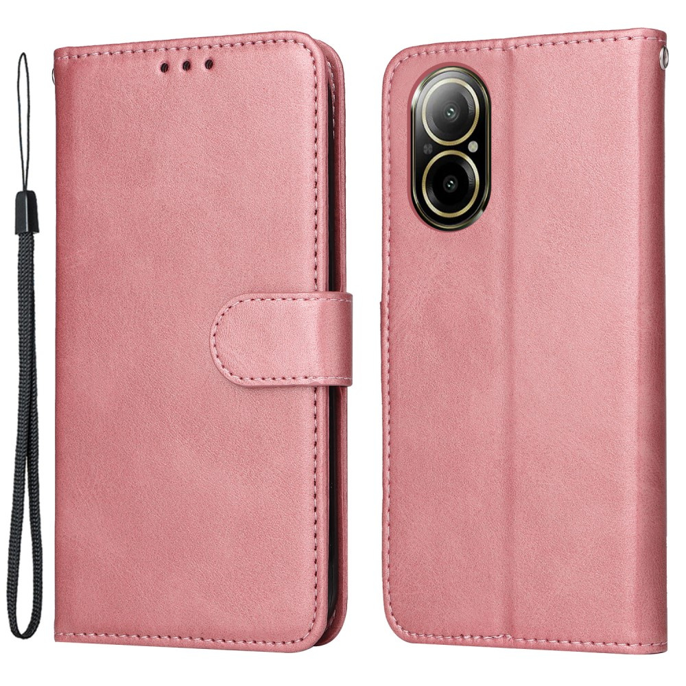 Realme C67 Leder-klapphülle, Roségold