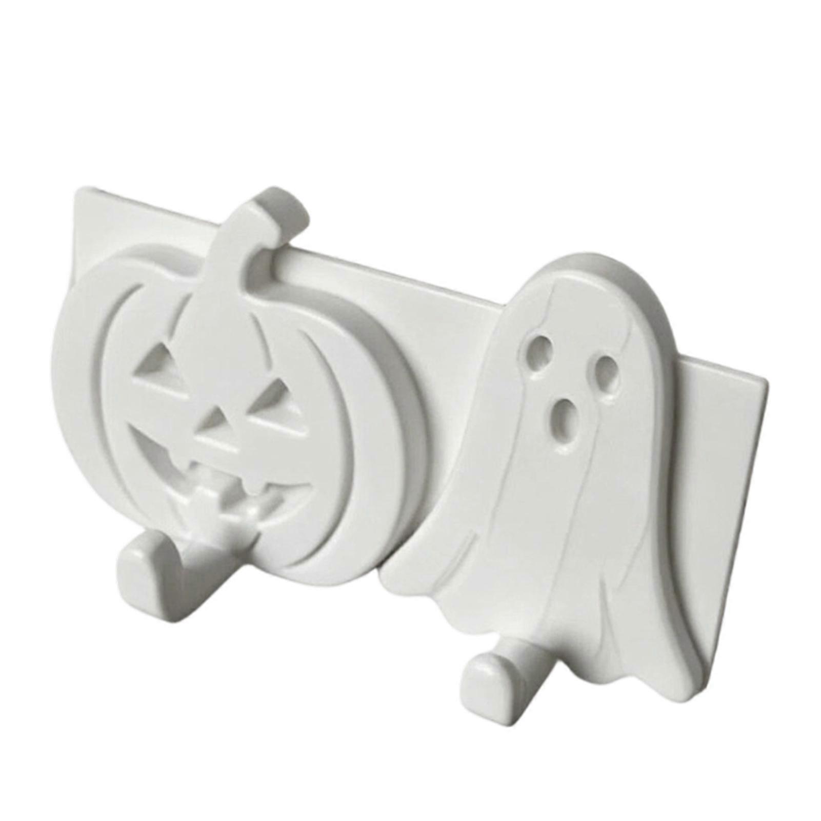 Halloween-wandhaken – 3d-kürbisgeist-schlüsselhalter (ohne Bohren)
