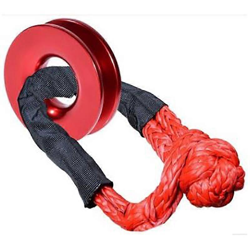 1/2 Zoll Kunststoff-schäkel + Drehring Für Atv, Utv, Suv, Offroad-abschleppen Und Boote (rot)