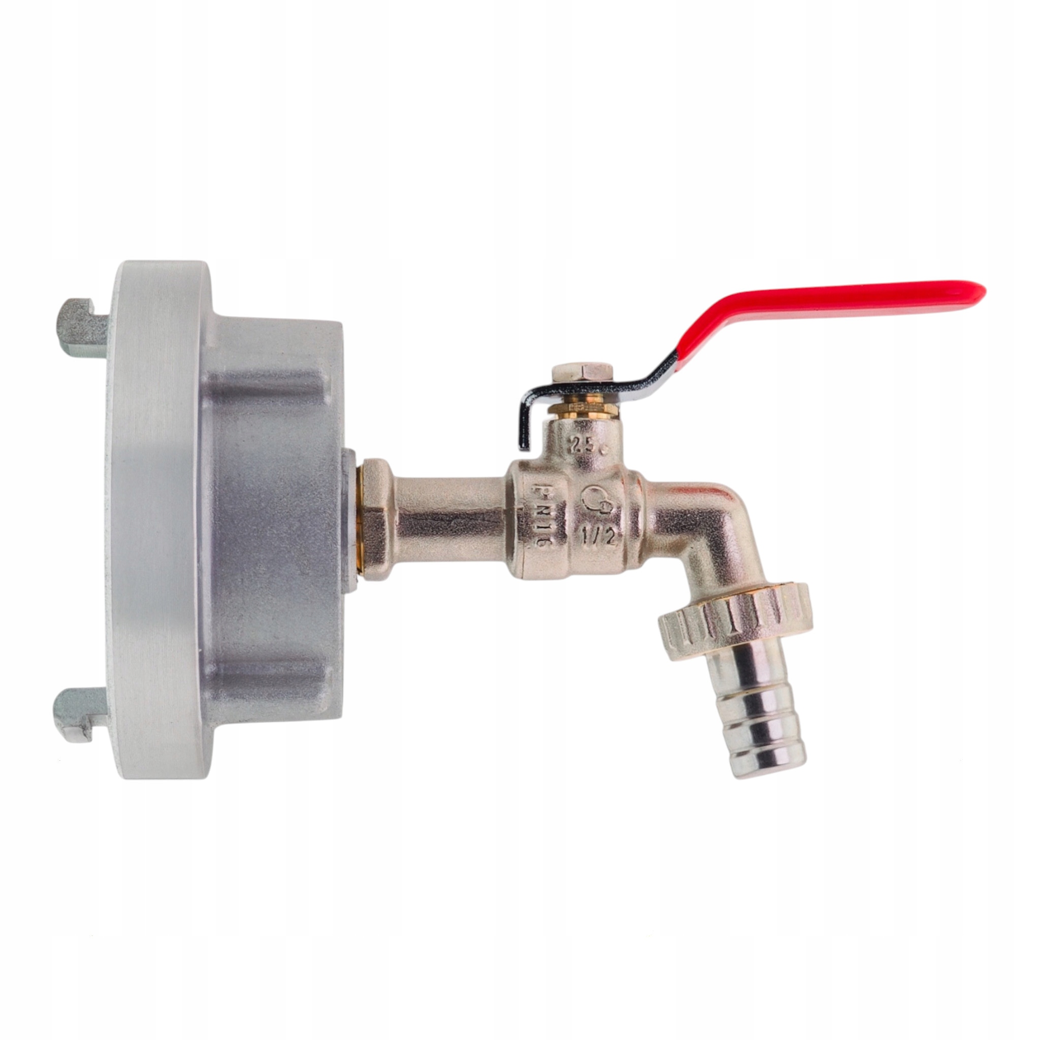 Storz Hydrantenanschluss Typ C-52 + 1/2"-kugelhahn