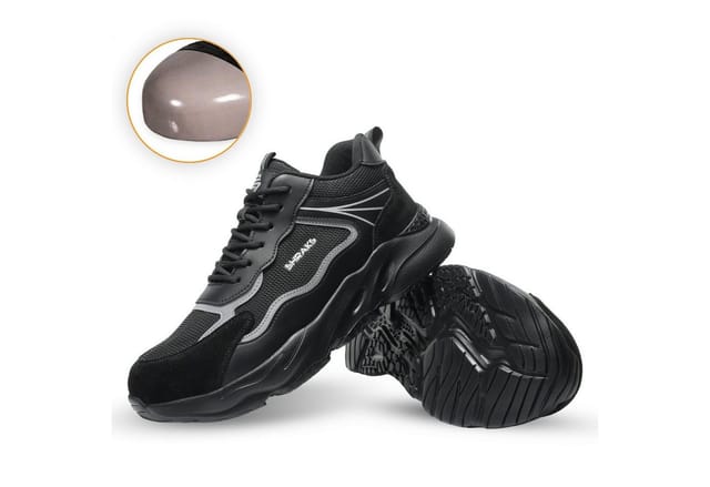 Shraks Moda Sicherheitsschuhe Bequem, Stahlkappe, Rutschfest,ISO20345 Arbeitsschuh