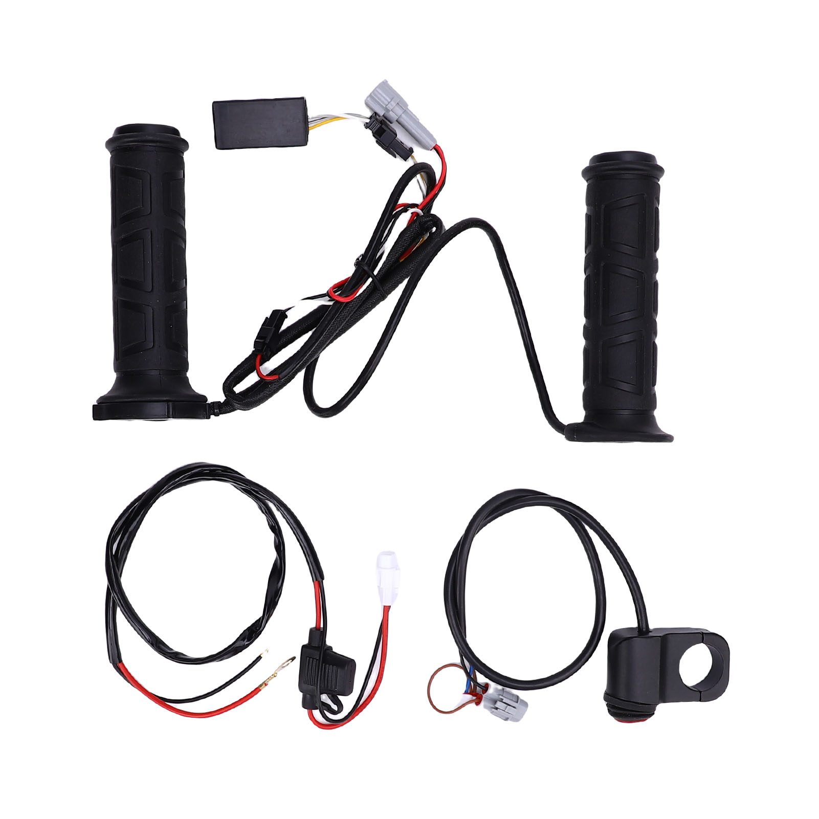 12v Atv-heizgriffe, Schnelles Aufheizen, Rutschfest, Universelle Elektrische Heizgriffe Für 7/8 Zoll (22 Mm) Lenker