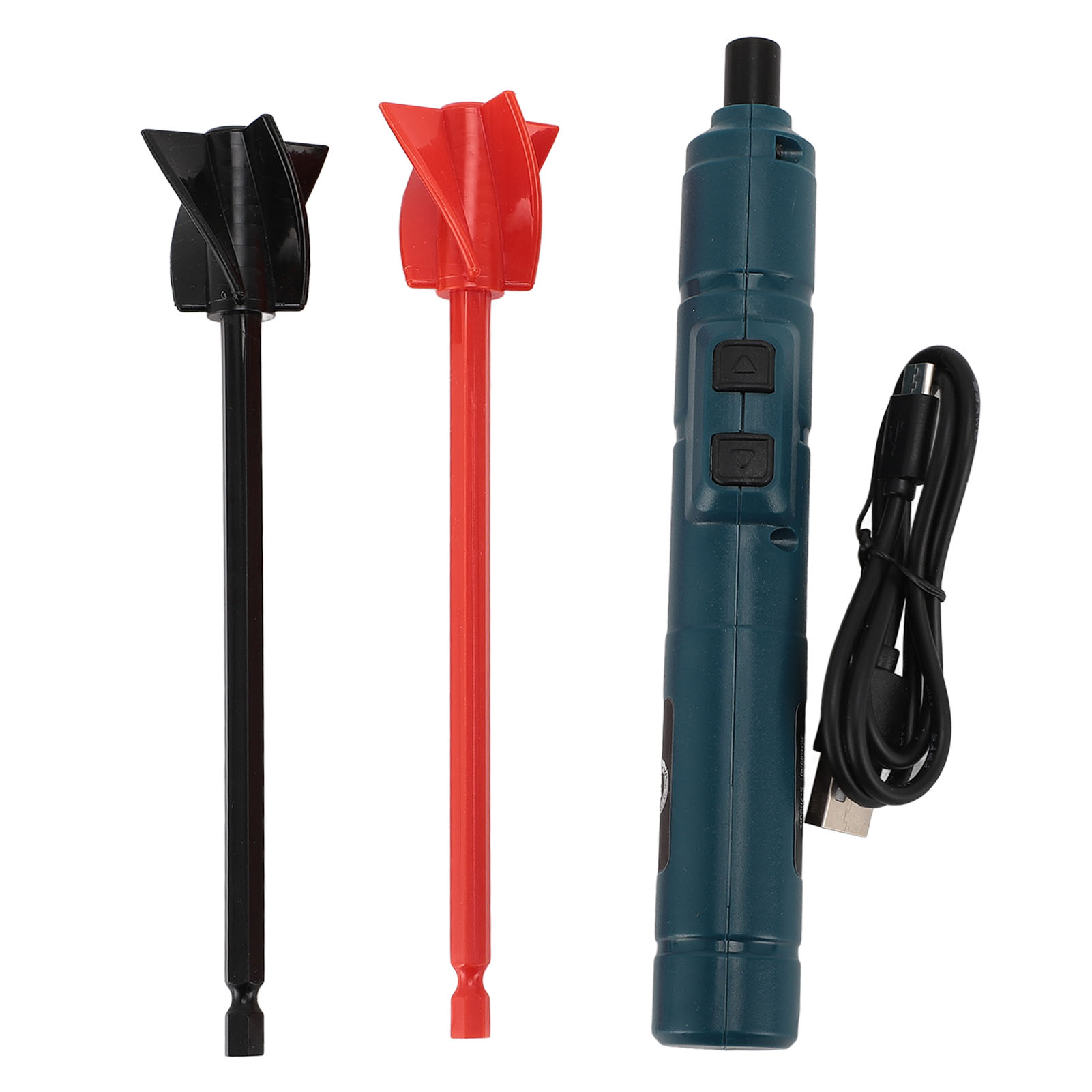 Harzmischset, Usb-akku, Tragbarer Elektrischer Rührer Mit 2 Acrylfarben-mischpaletten, Für Kunst Und Handwerk.