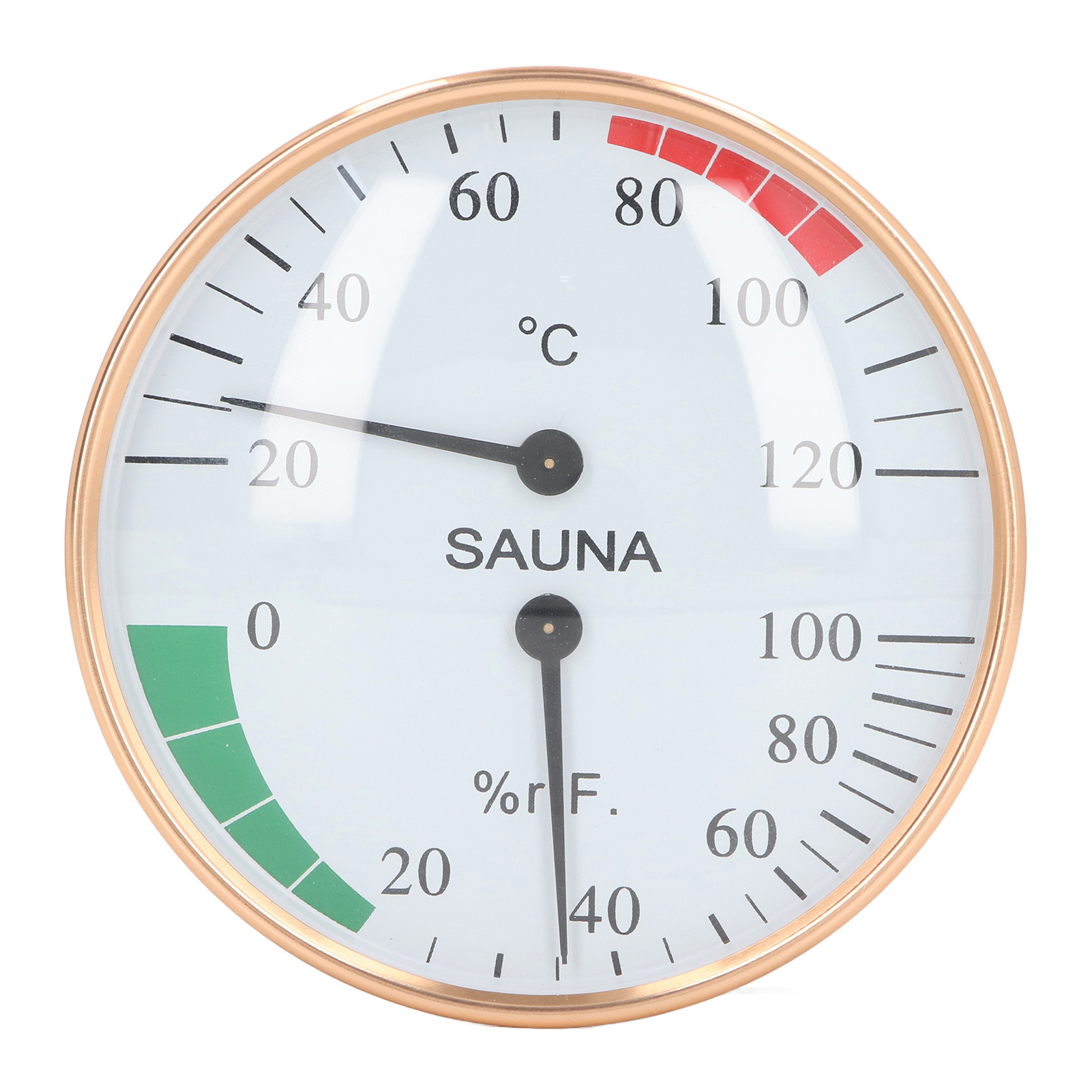 Saunathermometer Und Hygrometer, Professionelles Wandhygrometer, Hochpräzises Thermometer Für Den Innen- Und Außenbereich.