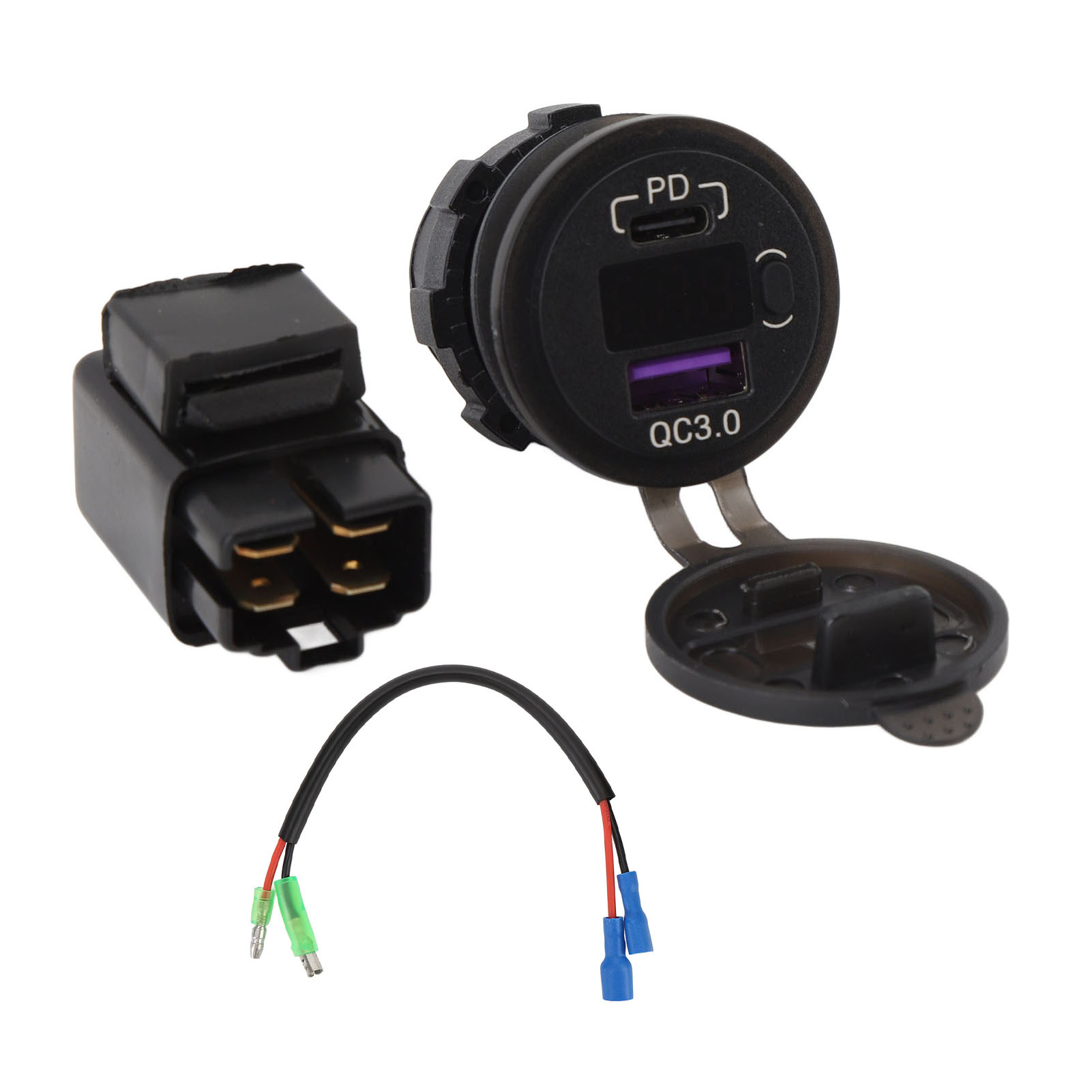 Motorrad-usb-ladegerät, Dc12v Pd Quick Charge 3.0, Wasserfest Für Versys650, Versys1000, Versysx300.