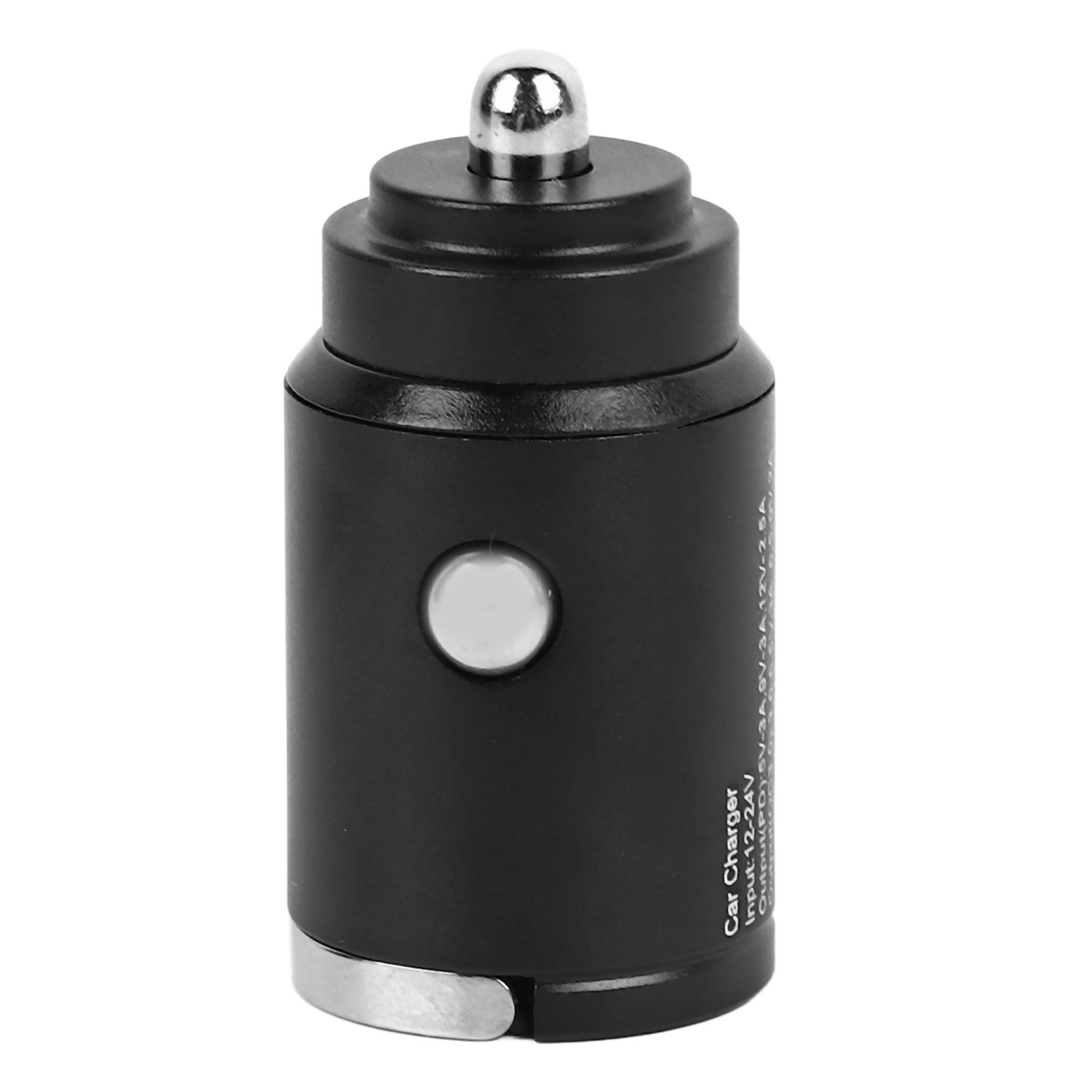 Mini-doppelanschluss-autoladegerät Pd30w Qc3.0 Schnelllade-usb-adapter Aus Aluminiumlegierung Für Fahrzeuge.