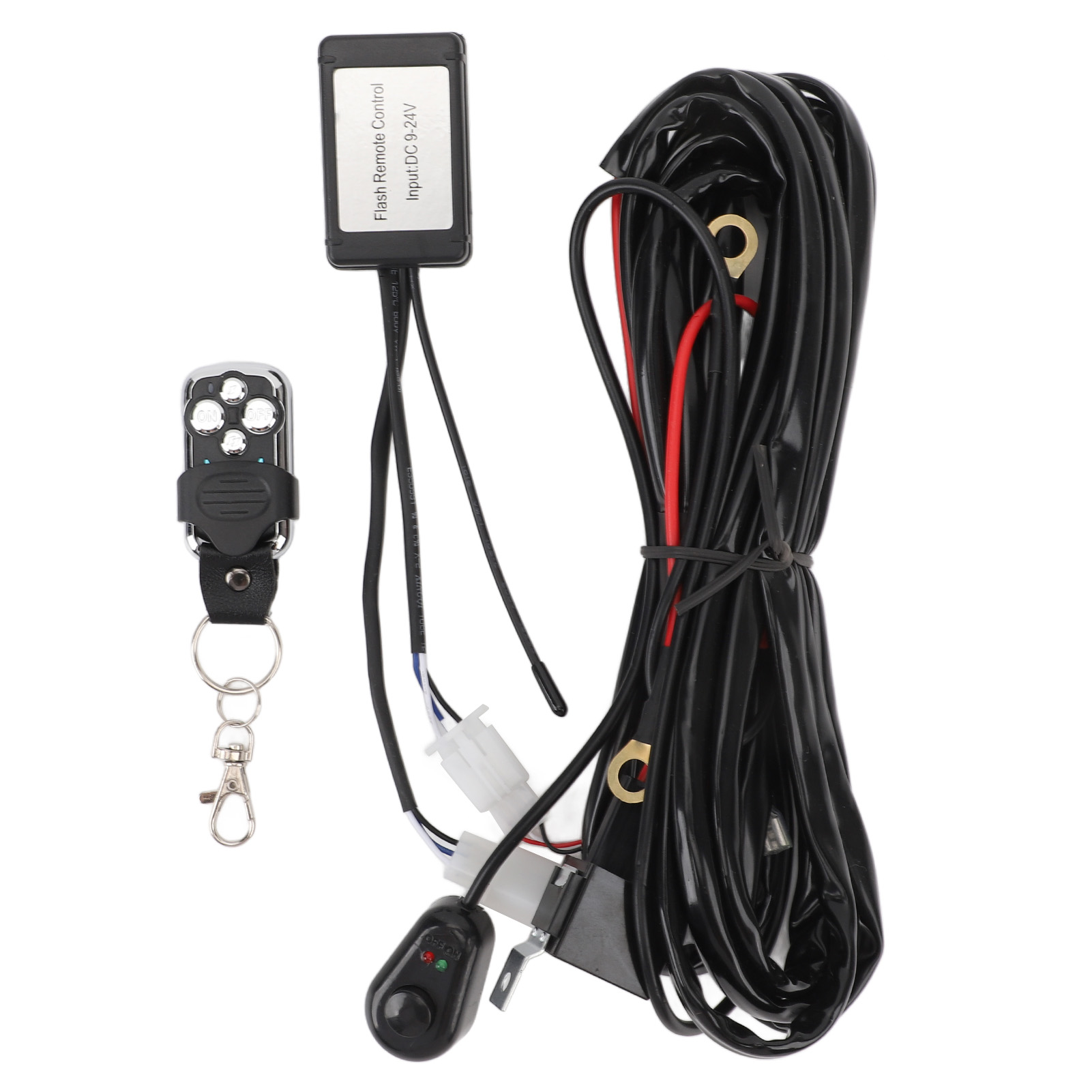 Dc12v 9,84ft 40a 16awg Drahtloses Fernbedienungs-verkabelungsset Für Led-lichtleiste, Stroboskopblitz, Betrieb Mit 1a