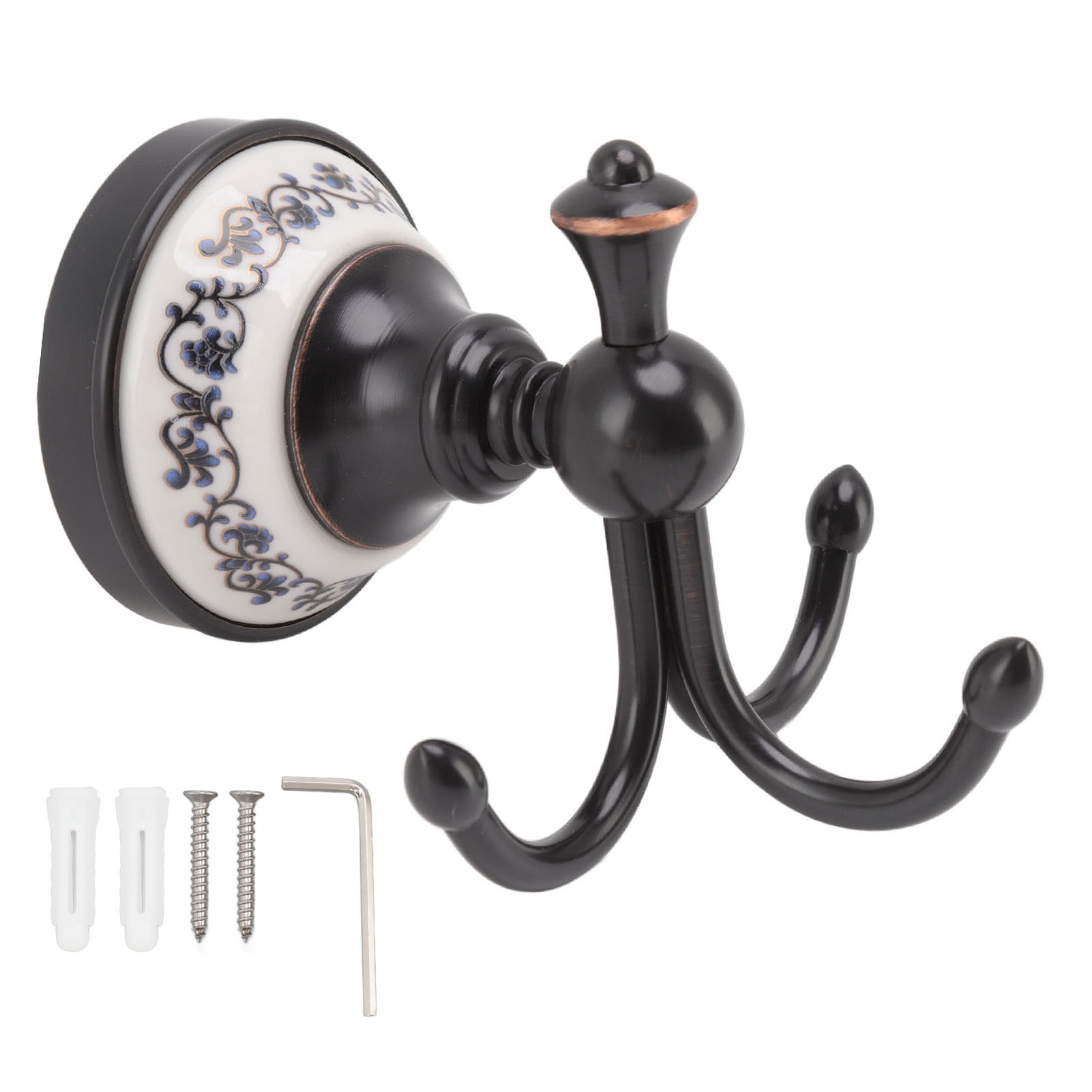 Retro-wandhaken Mit 3 Zinken, Korrosionsbeständig, Zum Aufhängen Von Handtüchern Im Badezimmer Oder Schlafzimmer.