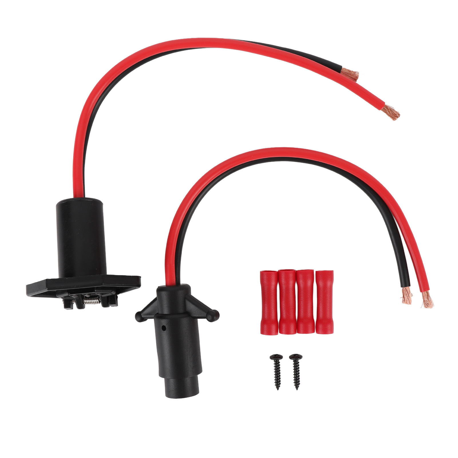 Dc12v Elektrische Trollingmotor-steckdose Und Stecker, 2-adriges Einbauset Für Boote Und Kajaks.