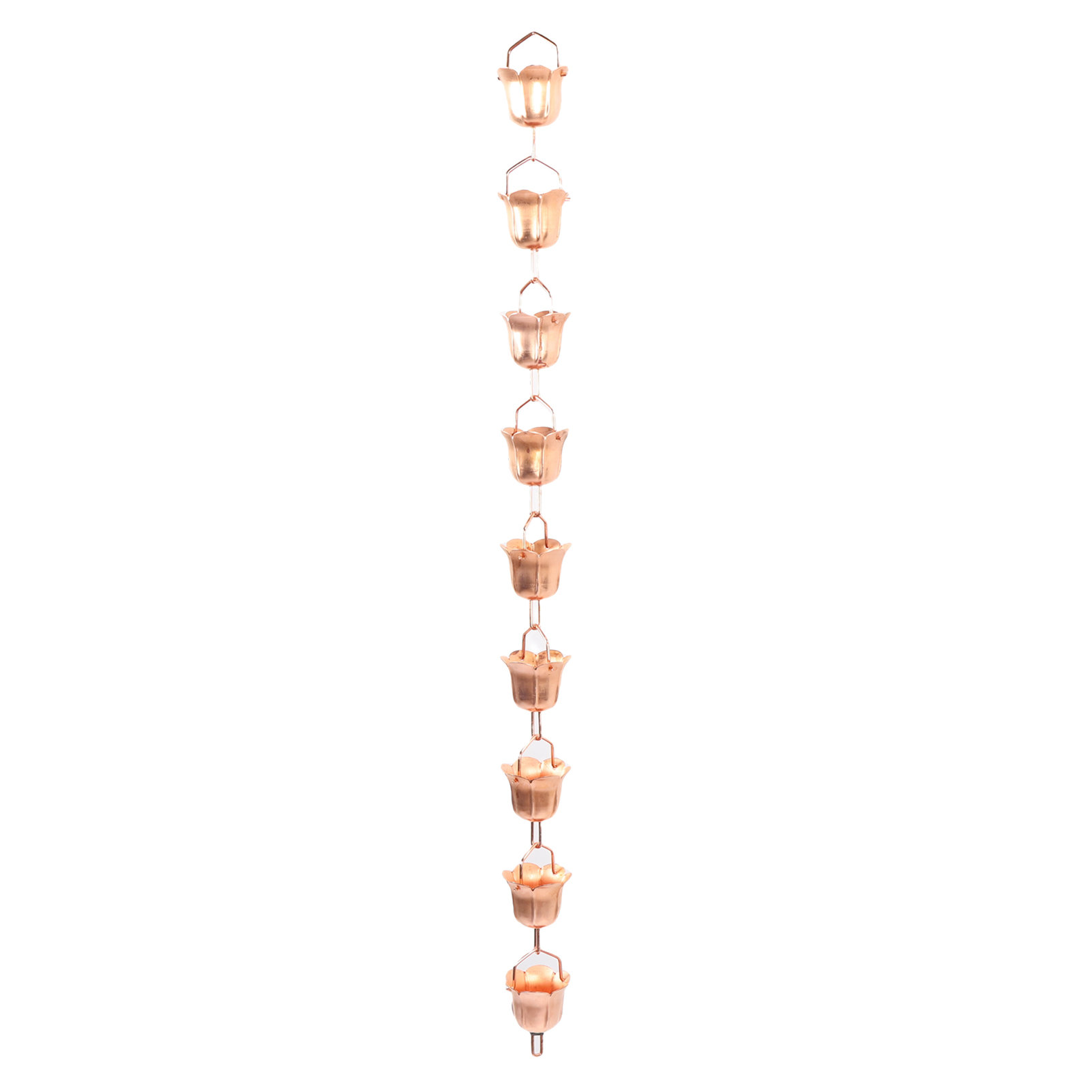 Elegante, 1 M Lange, Wetterfeste, Glockenförmige Regenwassersammelkette, Ideal Für Terrasse, Garten Oder Tempel.