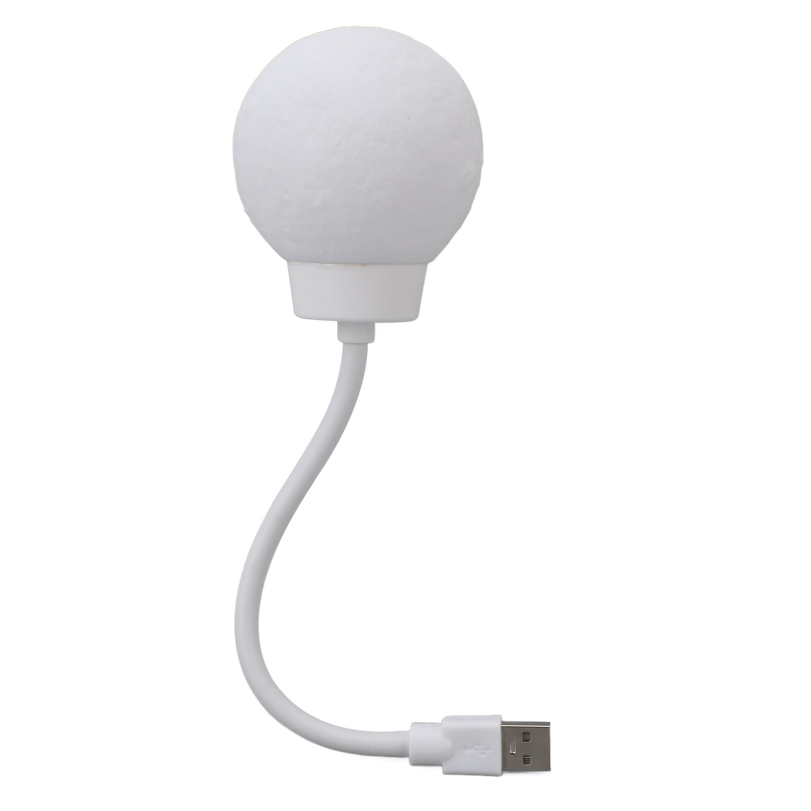 Usb-leselampe, Sprachsteuerung, Mondlicht, Automatischer Sensor, Flexibler Arm, Nachtlicht Für Bett Und Schlafzimmer.