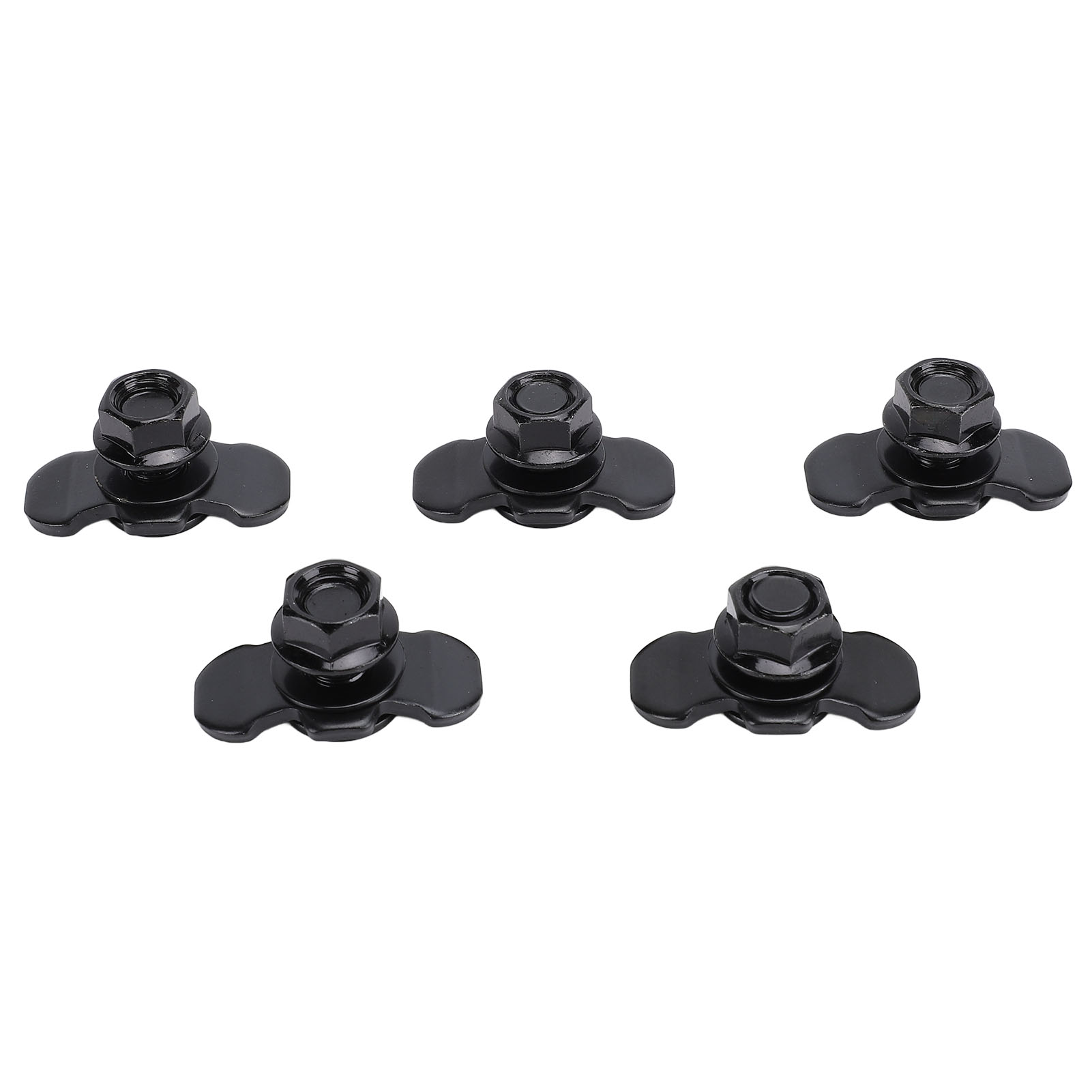 5 Stück M10x20mm Doppelgewinde-l-schienenmuttern Für Lkw-ladefläche, Anhänger, Ladungssicherung, Pickup, Wohnmobil, Atv, Schwarz.