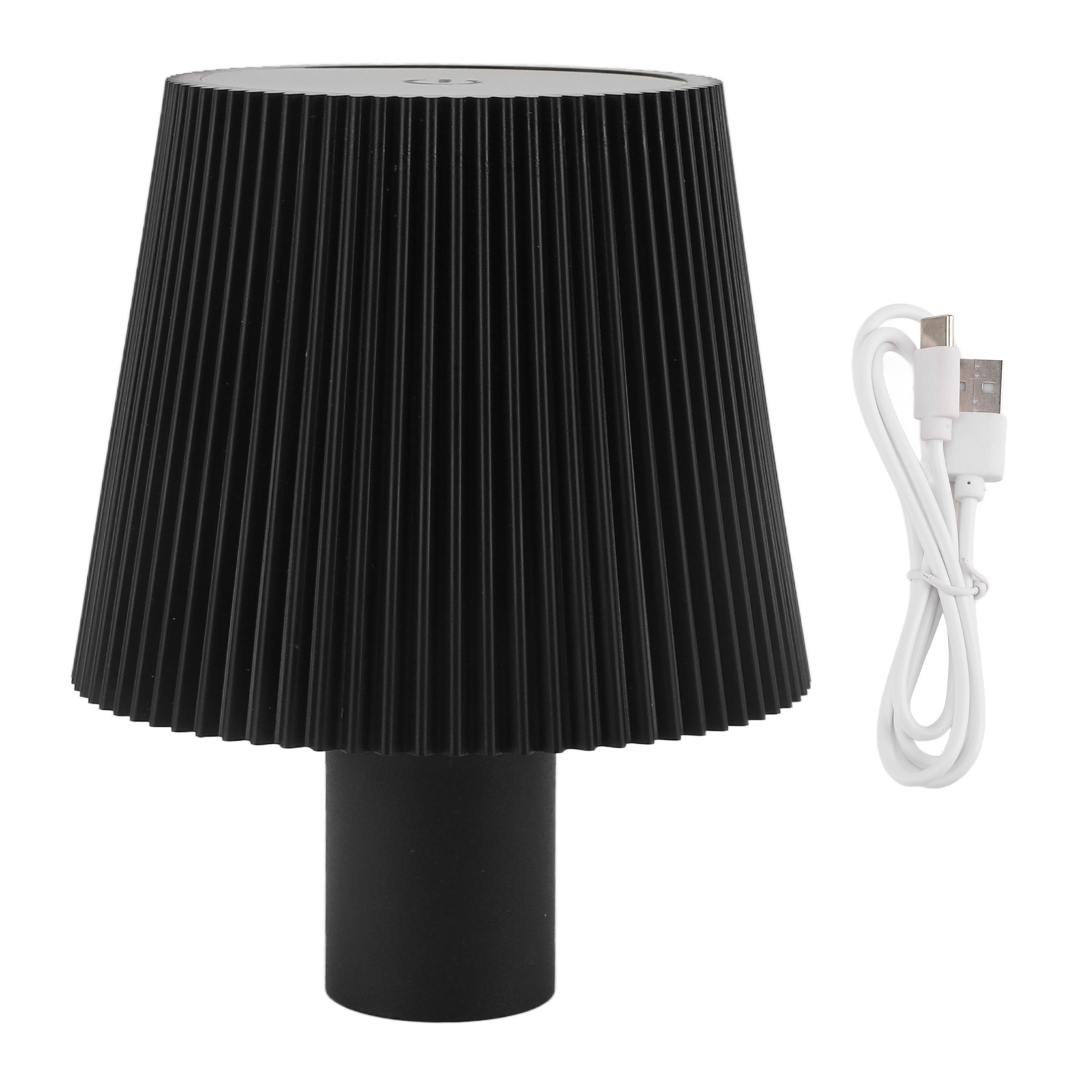 Tragbare Tischlampe Mit 3 Einstellbaren Farben, 4000mah Akku, Kabellos Wiederaufladbar, Ip54 Wasserdicht, Ideal Für Den Außenbereich, Restaurants Und Schlafzimmer, Schwarz.