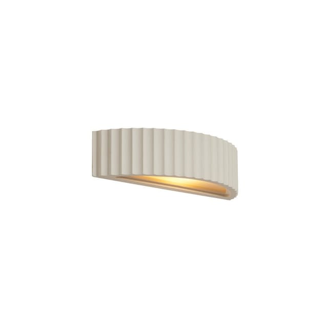 Qazqa Wandleuchte Plaster, ohne Leuchtmittel, E14, Weiß, Skandinavisch, Gips, 1-flammig