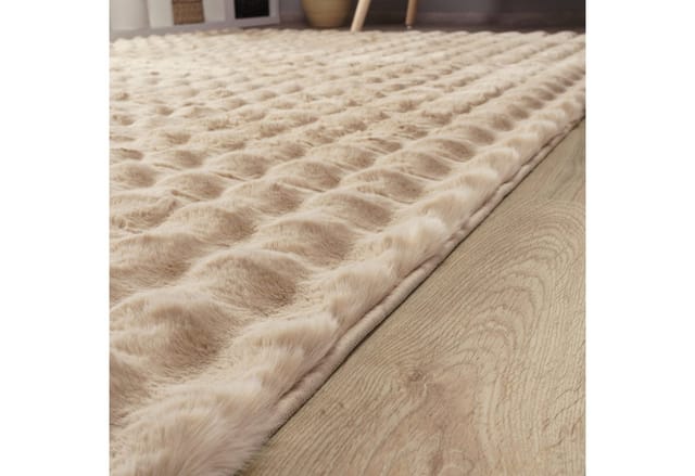 TT Home Teppich Diele, Esszimmer, Flur, Schlafzimmer, Wohnzimmer, Rechteckig, Höhe: 34 mm, Wohnzimmer Teppich Langflor Wohnzimmerteppich Rauten Design Soft 3D De