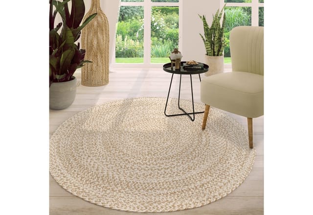 TT Home Teppich Diele, Esszimmer, Flur, Kinderzimmer, Schlafzimmer, Wohnzimmer, Rund, Höhe: 9 mm, Wohnzimmer Teppich Rund Kurzflor Hangefertigt Modern Unifarben Cutout