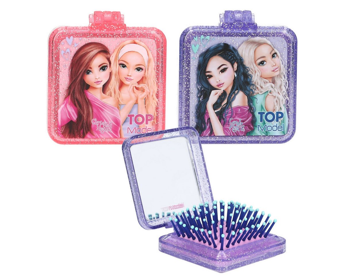 Depesche Badaccessoire-Set TOPModel Klapphaarbürste BEAUTY and ME