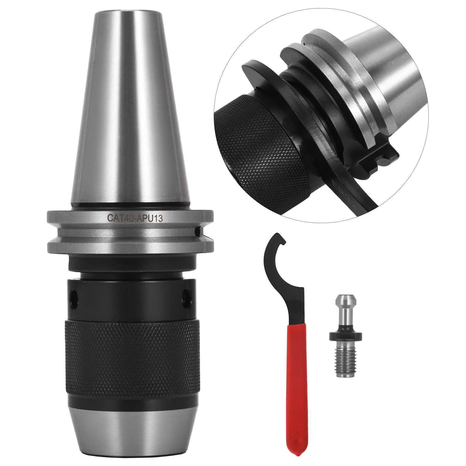 Vevor Spannzangen Cat40 Apu13-100 Fräser Spannzange Spannzangenfutter Für Cnc Graviermaschine Fräsdrehmaschine Spannbuchse Set