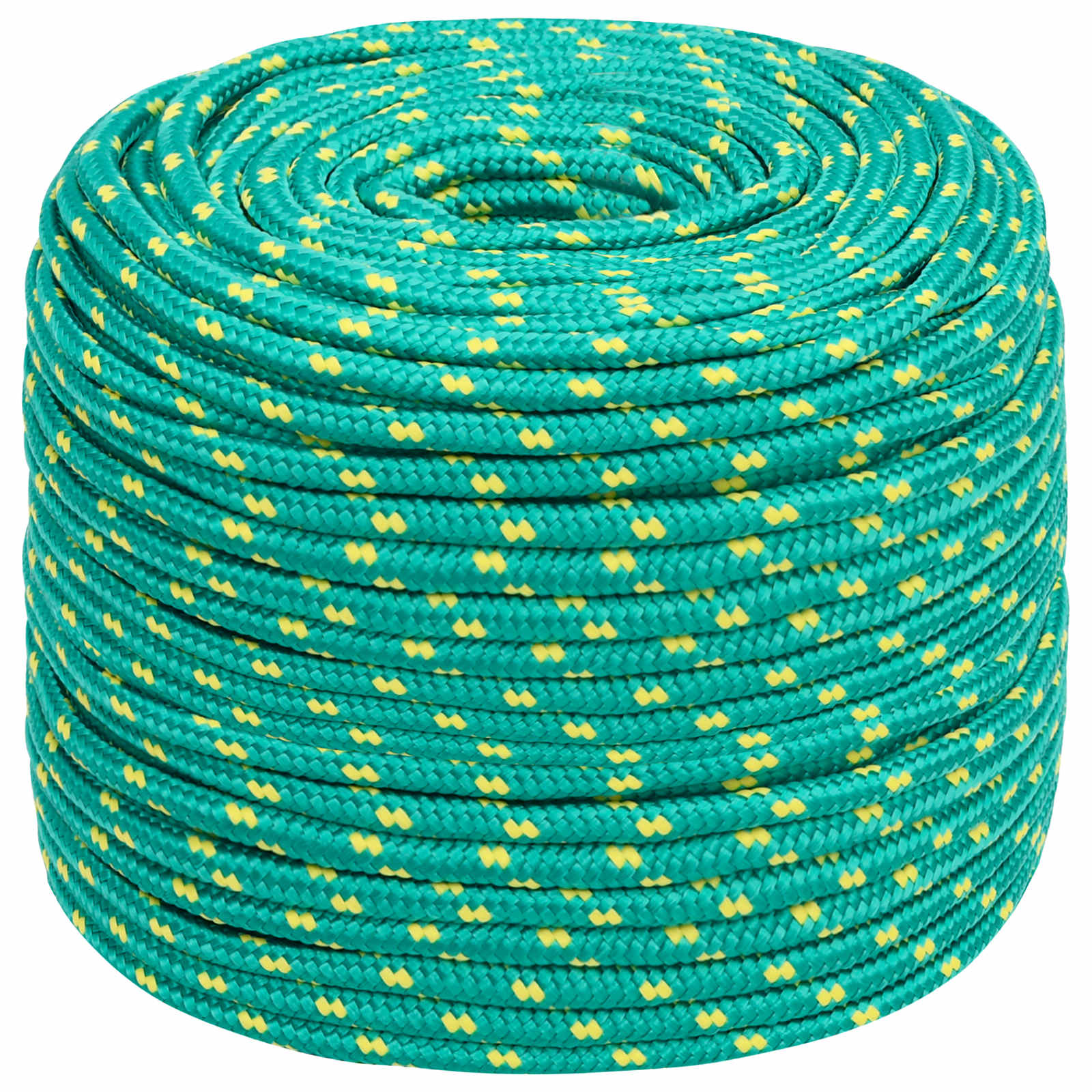 Mehrzweck-allzweckseil 10 Mm 50 M Grün Pp 645 Kg Max. Traglast Vidaxl