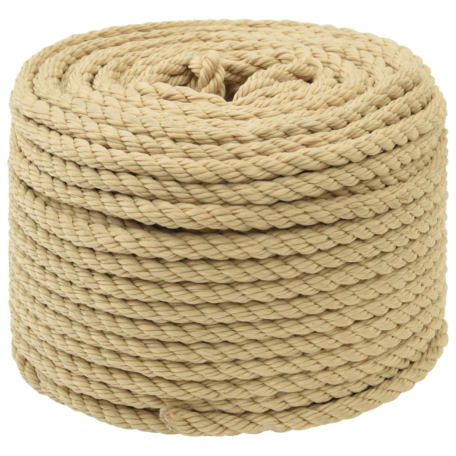 Mehrzweck-allzweckseil 8 Mm 100 M Natur Pp 420 Kg Max. Traglast Vidaxl