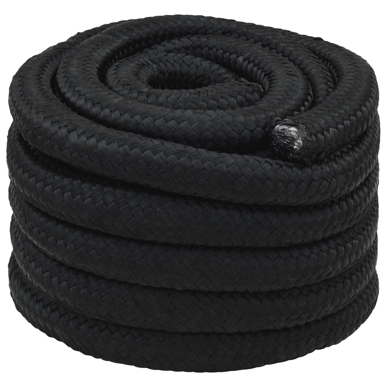 Mehrzweck-allzweckseil 60 Mm 10 M Schwarz Pp Vidaxl