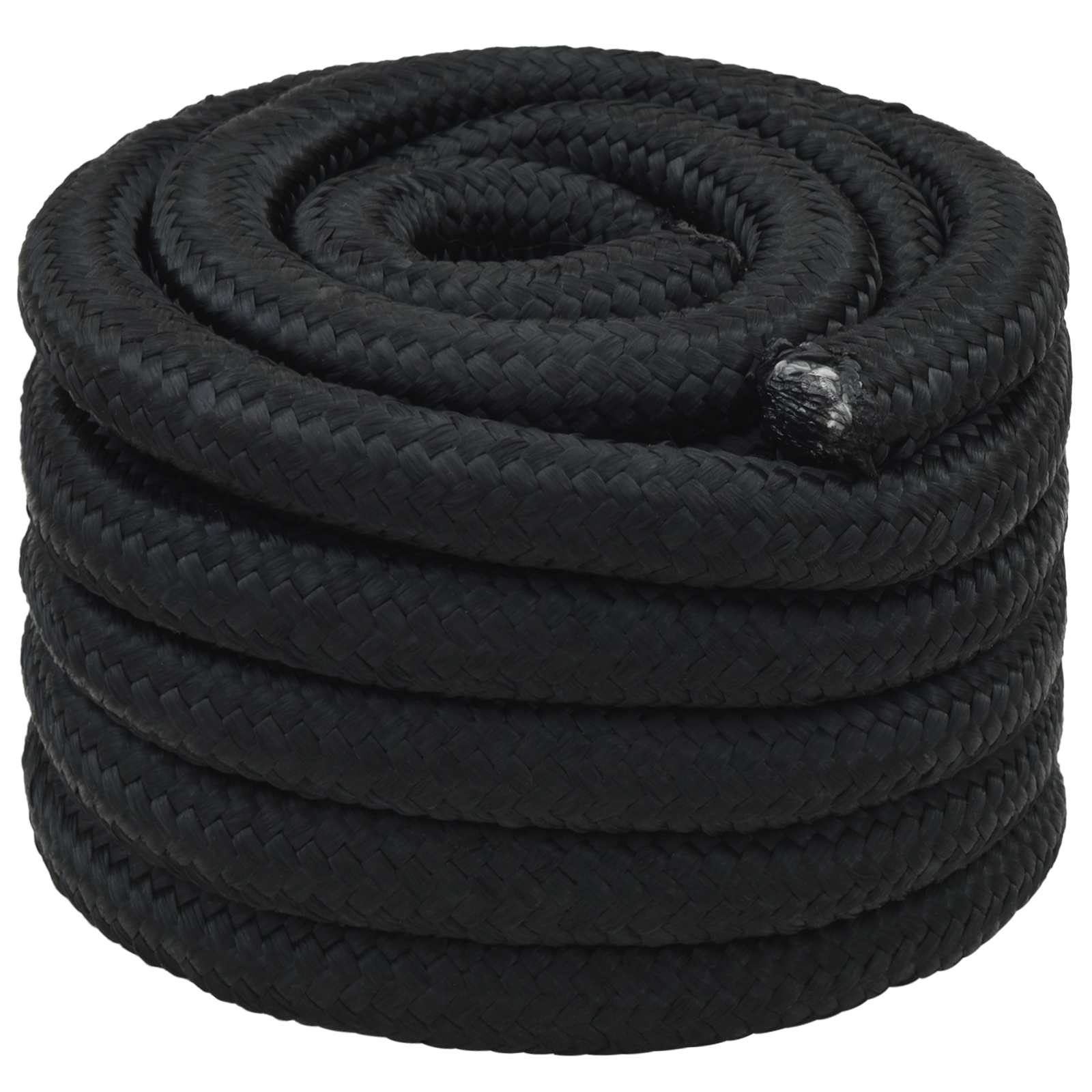 Mehrzweck-allzweckseil 30 Mm 25 M Schwarz Pp Vidaxl