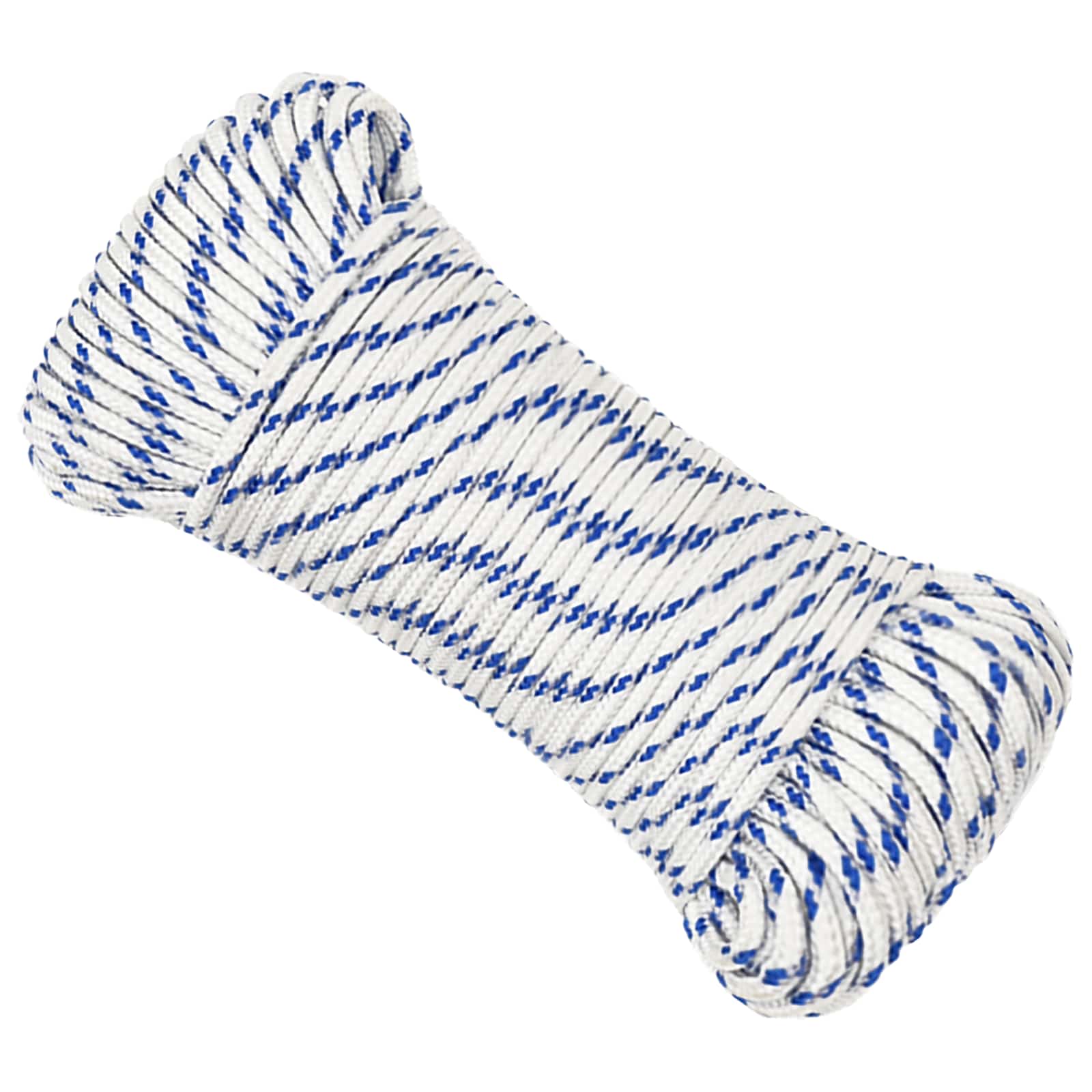 Mehrzweck-allzweckseil 4 Mm 50 M Weiß Und Blau Pp Vidaxl