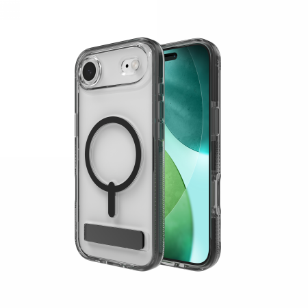 Zagg Santa Cruz Snap Ks - Magsafe-kompatible Iphone Air Hülle Mit Ständer (jet Black)