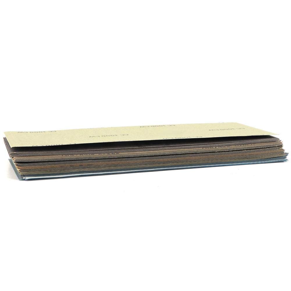 Packung Mit 90 Blatt Schleifpapier 93x230 Mm – Für Trocken- Und Nassschleifen – Zum Polieren Von Metall, Holz Und Autos
