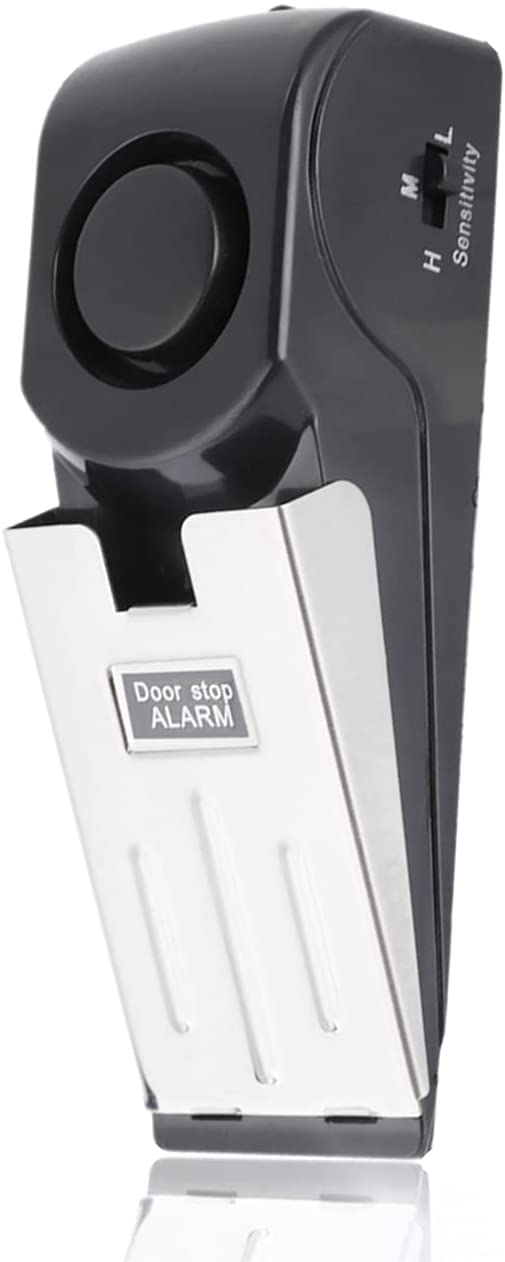 Türstopper-alarm, 120 Db Einbruchalarm Für Zuhause Und Reisen, Heimüberwachungssystem, Türstopper, Anzeige Für Niedrigen Batteriestand (batterien Nicht Im Lieferumfang Enthalten).
