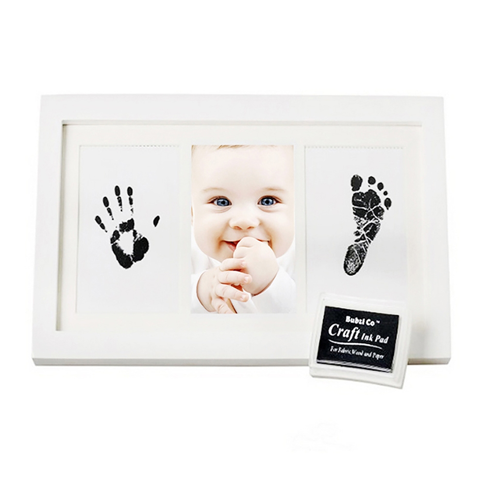 Baby-handabdruck-fotorahmen-set: Ein Perfektes Geschenk Zur Babyparty.