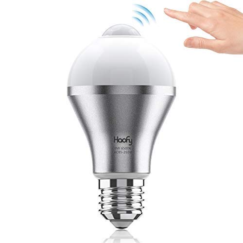 E27 Bewegungsmelder-glühbirne – 9 W – Kaltweißes Led-licht – Smart – Badezimmer / Treppenhaus / Haustür / Garage