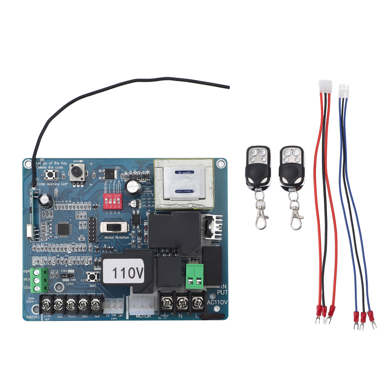 Circuit Imprimé Pour Ouvre-porte Coulissante Moteur Sensible Universel Commande 110v